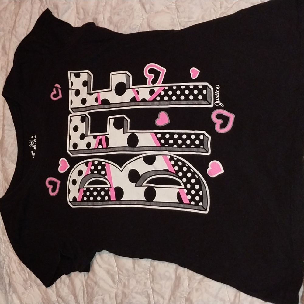 🔥 5/$10🔥 Justice t shirt size 14